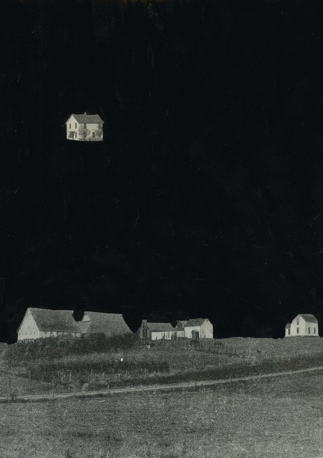 Blekk på fotografi. Opprinnelig laget for tidsskriftet ROV, 2011. Ink on photography. Originally made for the publication ROV, 2011. Les mer om ROV her/read more about ROV here: http://rovtrykk.com/